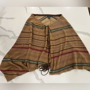 Ralph Lauren Poncho | Vintage | 96% Linen